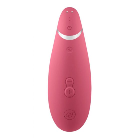 Womanizer Premium 2 – akumulators, ūdensizturīgs klitora stimulators (rozā)