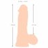 Natute Skin - dildo ar ādu - 20cm (dabīgs) 