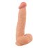 Natute Skin - dildo ar ādu - 25 cm (dabīgs)