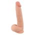 Natute Skin - dildo ar ādu - 25 cm (dabīgs)