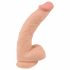 Natute Skin - dildo ar ādu - 25 cm (dabīgs)