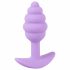 Cuties Mini Butt Plug - silikona anālija dildo - violets (2,8 cm) 