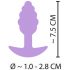 Cuties Mini Anāl Dildo - silikona anālais paplašinātājs - violets (2,8cm)