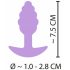 Cuties Mini Butt Plug - silikona anālija dildo - violets (2,8 cm) 