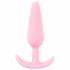 Cuties Mini Butt Plug - silikonā anālā dildo - rozā (2,1 cm) 