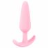 Cuties Mini Butt Plug - silikonā anālā dildo - rozā (2,1 cm) 