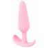 Cuties Mini Butt Plug - silikonā anālā dildo - rozā (2,1 cm) 