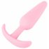 Cuties Mini Butt Plug - silikonā anālā dildo - rozā (2,1 cm) 