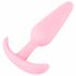 Cuties Mini Butt Plug - silikonā anālā dildo - rozā (2,1 cm) 