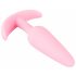 Cuties Mini Butt Plug - silikonā anālā dildo - rozā (2,1 cm) 