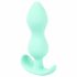 Cuties Mini Butt Plug - silikona anālais dildo - piparmētra (2,3 cm) 