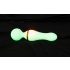 You2Toys Glow in the dark - mirdzošs masāžas vibrators (balts) 