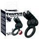 You2Toys - Taurus - dubultais motora vibrējošs dzimumlocekļa gredzens (melns) 