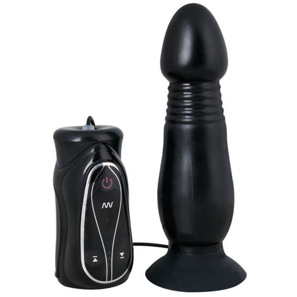 You2Toys - Melnā daudzfunkcionālā anālās vibrators 