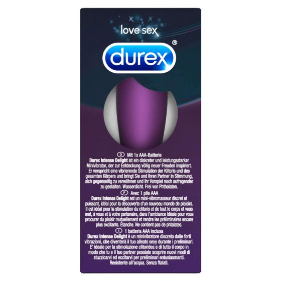Durex Intense Delight Bullet - mini vibraators (violet)
