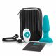 b-Vibe - rotējošā lodītes, uzlādējams anālais vibrators (tirkīza) 