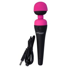   PalmPower Wand - akumulatora masāžas vibrators (rozā-melns)