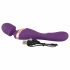 Javida Double - masāžas vibrators (violets) 