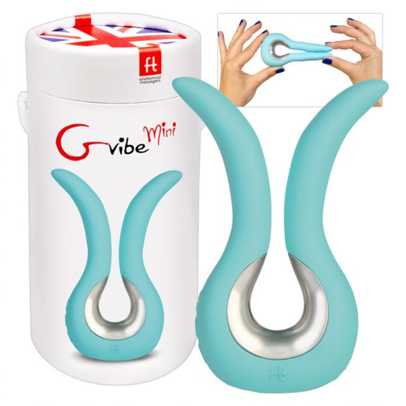 G-vibe Mini - USB silikona vibrators (piparmētra) 