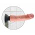 King Cock 9 elokāms ar piepūšamu pamatni vibrators (23 cm) - dabīgs 