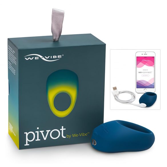 We-Vibe Pivot - uzlādējams, vibrējošais dzimumlocekļa gredzens (tumši zils) 