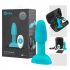 b-Vibe Rimming - rotējošais pērliņu anālais vibrators (tirkīzs) 