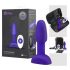 b-Vibe Rimming - griešanās pērlīšu anālais vibrators (violets) 