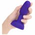 b-Vibe Rimming - rotējoša pērlīšu anālais vibrators (violets)