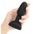 b-Vibe Rimming - rotējoša pērlīšu anālais vibrators (melns) 