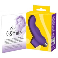   SMILE Finger - viimistletud silikoonist sõrmevibraator (lilla)