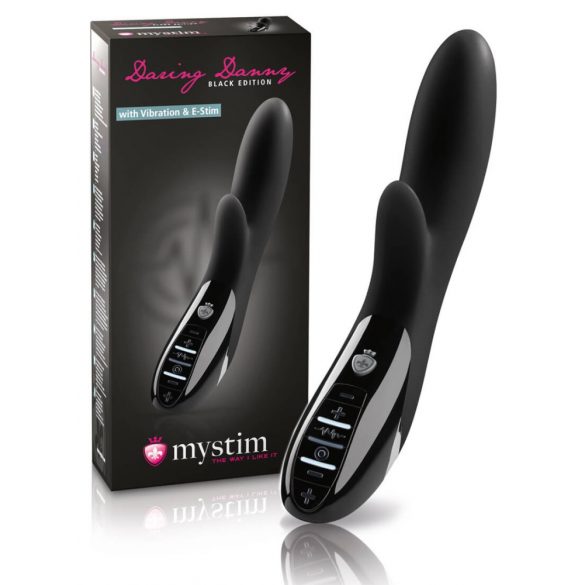 mystim Daring Danny - elektro stimulācijas vibrators (melns) 