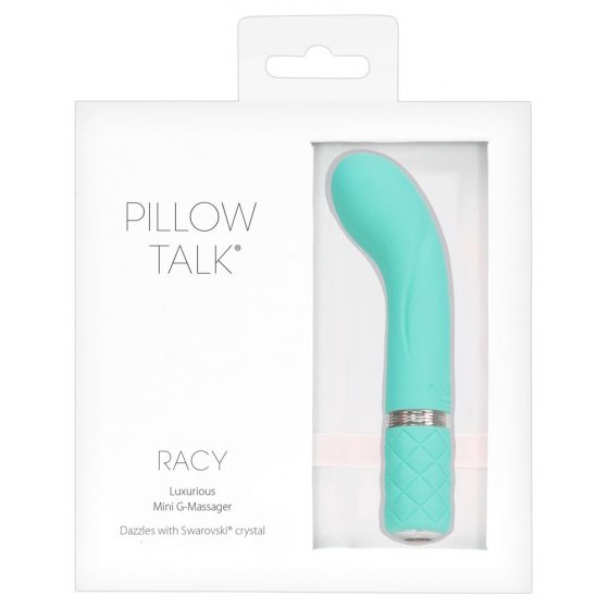 Pillow Talk Racy - akumulators, šaurs G-punkta vibrators (tirkīza)