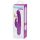 Happyrabbit Realistic Slim - ar akumulatoru, ar klitorālo roku vibrators (violets) 