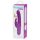 Happyrabbit Realistic Slim - ar akumulatoru, ar klitorālo roku vibrators (violets) 