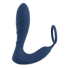   You2Toys Prostata Plug - akumulatora prostatas vibrators ar radiovadību un dzimumlocekļa gredzenu (zils)