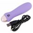 Cuties Mini Purple - akumulatora, silikona rokas vibrators (violets) 