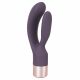 You2Toys Elegant Double - akumulatora, klitora roku vibrators (tumši violets) 