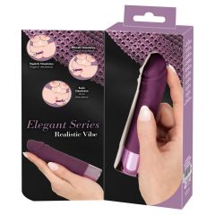   You2Toys Elegant Realistic - akumulatora uzlādējams, ūdensizturīgs vibrators (violets)