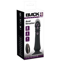  Black Velvet - akumulatora, stūmējs anālais vibrators (melns)