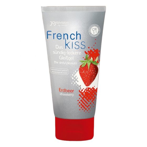 JoyDivision French Kiss lubrikants - zemeņu (75ml)