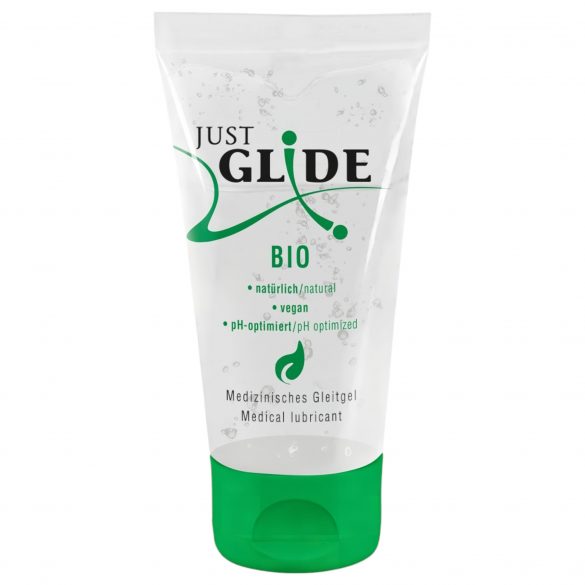 Just Glide Bio - uz ūdens bāzes gatavots vegānisks lubrikants (50 ml) 