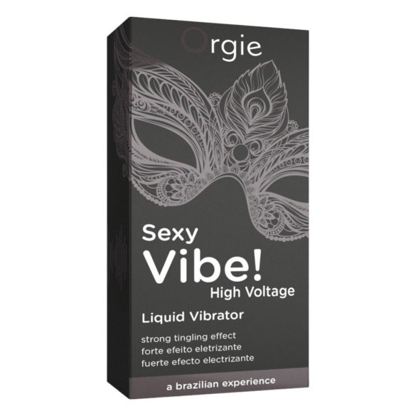 Orgie Sexy Vibe High Voltage - unisex šķidrais vibrators (15ml)