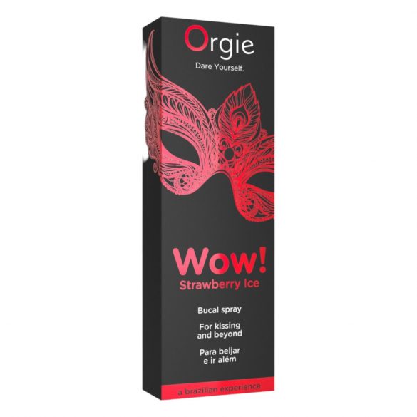 Orgie Wow Zemeņu Ledus - atvēsinošs orālā aerosols (10ml) 