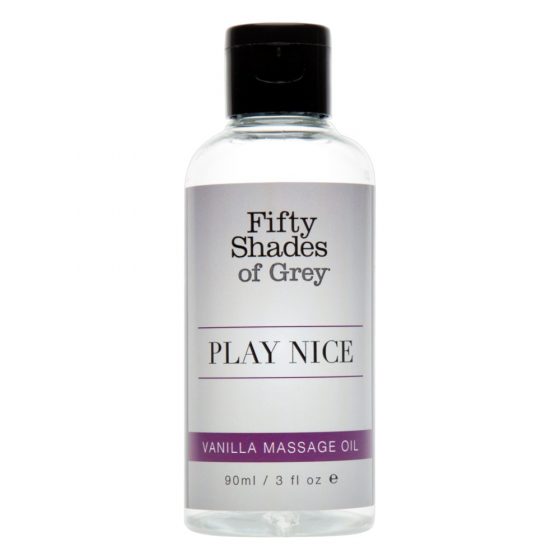 Fifty Shades Play Nice - masāžas eļļa - vaniļa (90ml)