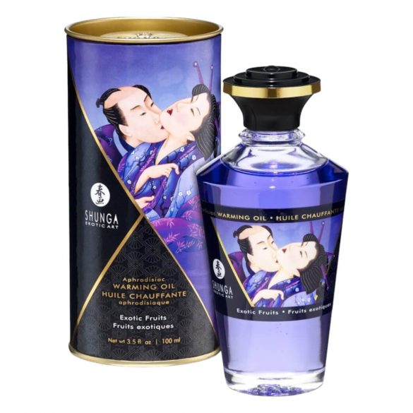 Shunga - sildošās masāžas eļļa - eksotiskie augļi (100 ml) 