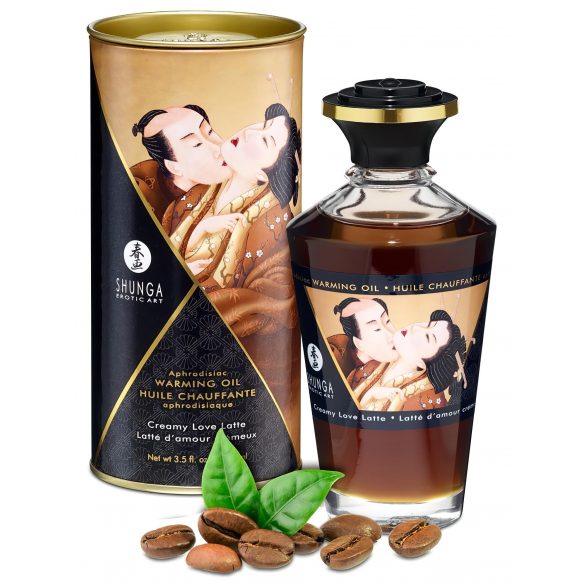 Shunga - sildošo masāžas eļļa - krēmveida latte (100ml) 