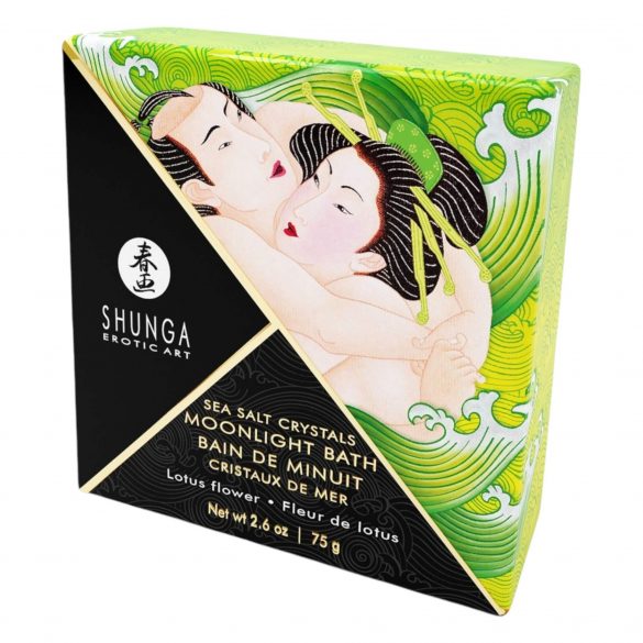 Shunga Lotus Zieds - vannas kristāli ar Nāves jūras minerāliem (75g) 