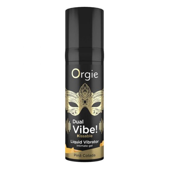 Orgie Dual Vibe! - šķidrs vibrators - Pinã Colada (15ml)