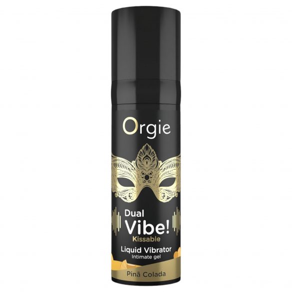 Orgie Dual Vibe! - šķidrais vibrators - Pinã Colada (15 ml)