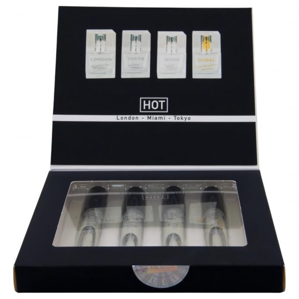 HOT LMTD smaržu komplekts vīriešiem (4x5ml) 